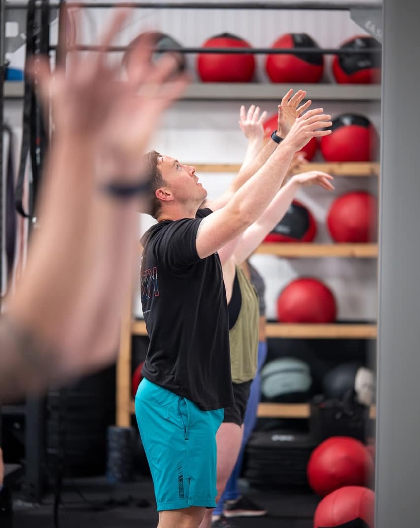 Men training at CrossFit Bodmin gym